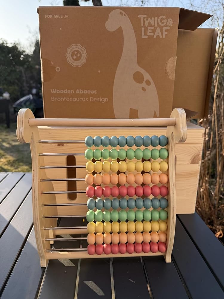 Rechenschieber im Dinosaurier-Design