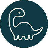 Fantasievolles Dino-Design